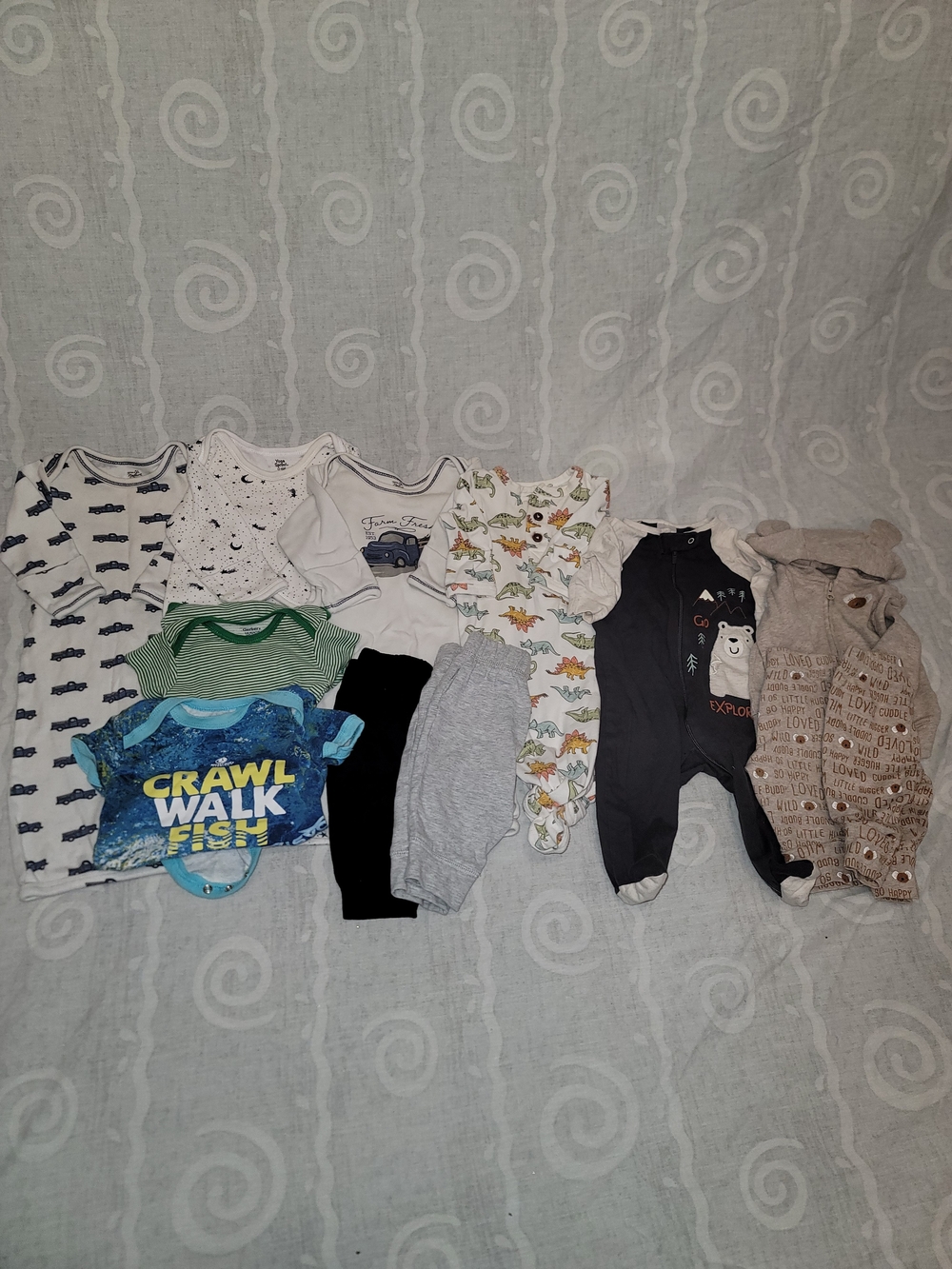 Assorted 12pc Baby Boy Clothes